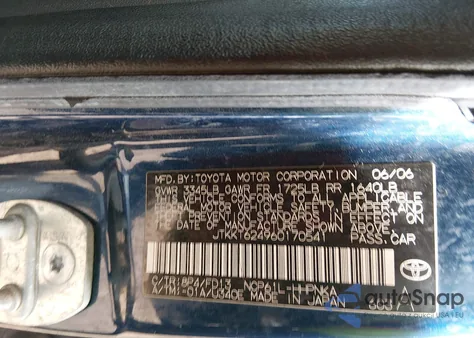 2006 Scion Xa z USA, uszkodzony, nr VIN JTKKT624960170541